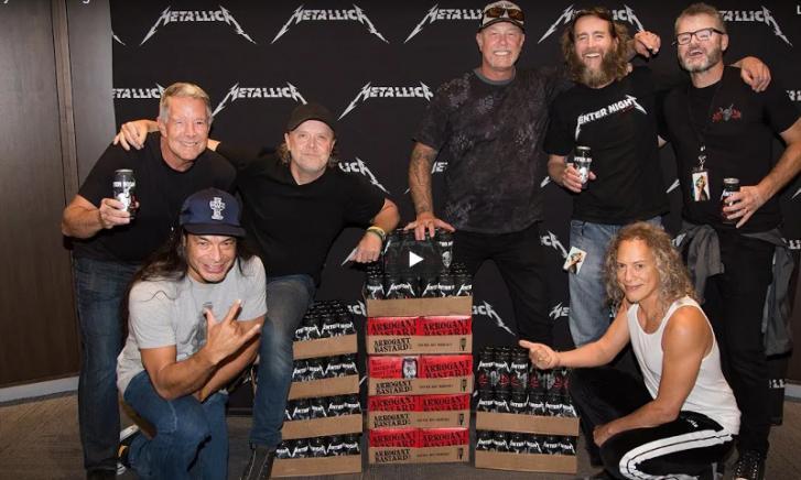 Enter Night Pilsner door Metallica en Stone Brewing  Enter Night Pilsner door Metallica en Stone Brewing